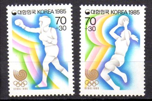 Deportes y Olimpiadas Korea Nº 1285/86 (**)